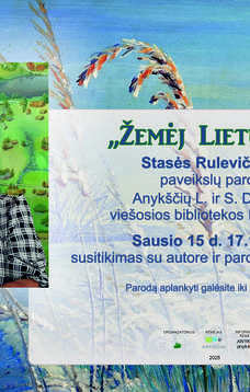 Presentation of the exhibition of paintings by S. Rulevičienė