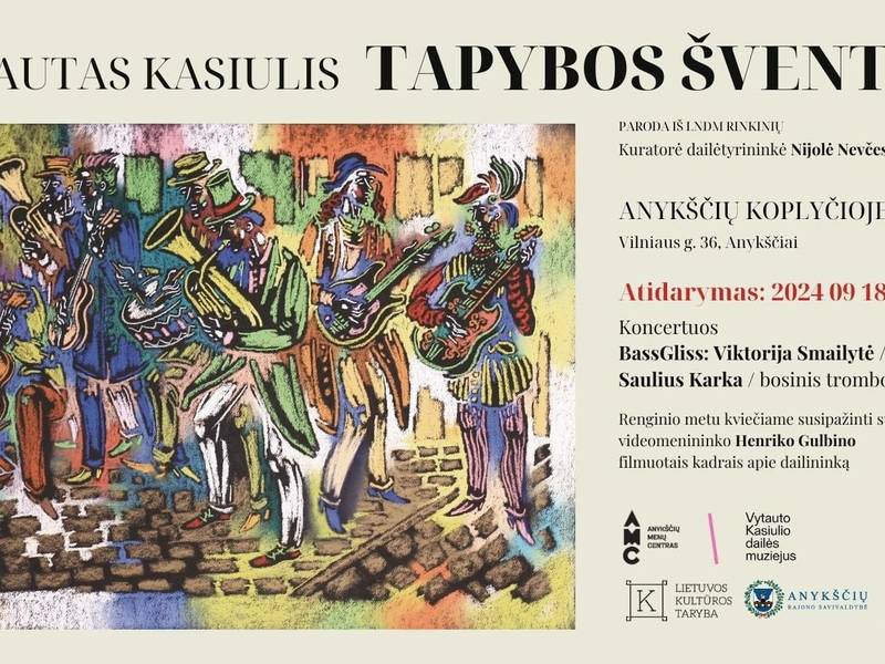 Presentation of Vytautas Kasiulis exhibition "Painting Festivals".