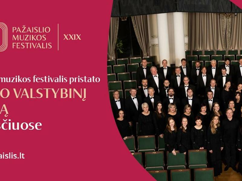 "Pažaislis Music Festival presents the Kaunas State Choir in Anykščiai".