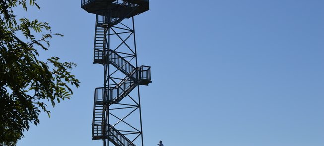 Observation Tower in Bijeikiai Village, near Lake Rubikiai 